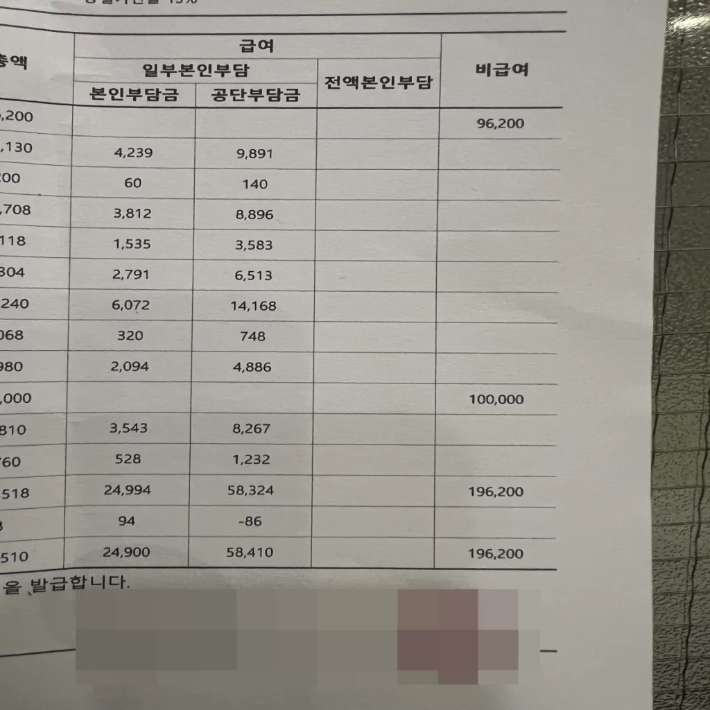 진료비-계산서에-보이는-급여항목과-비급여항목