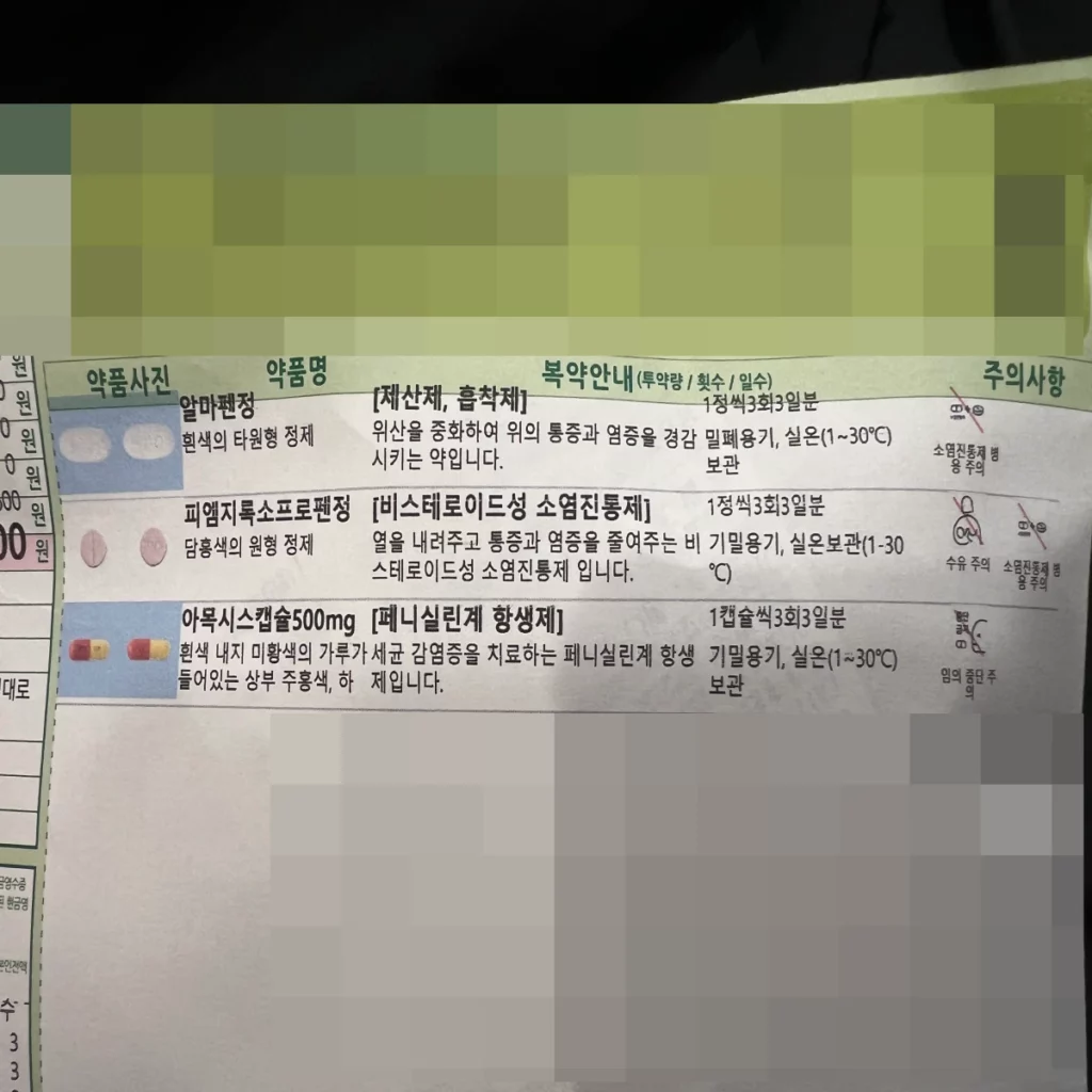 치아-뿌리-염증-약봉지