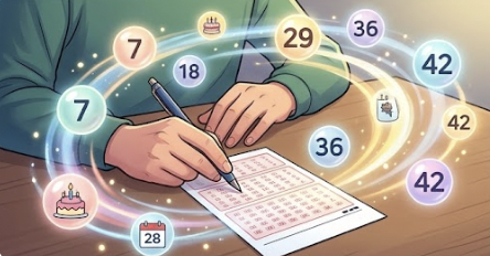 대통령 나오는 꿈 로또 숫자 찍는 사진