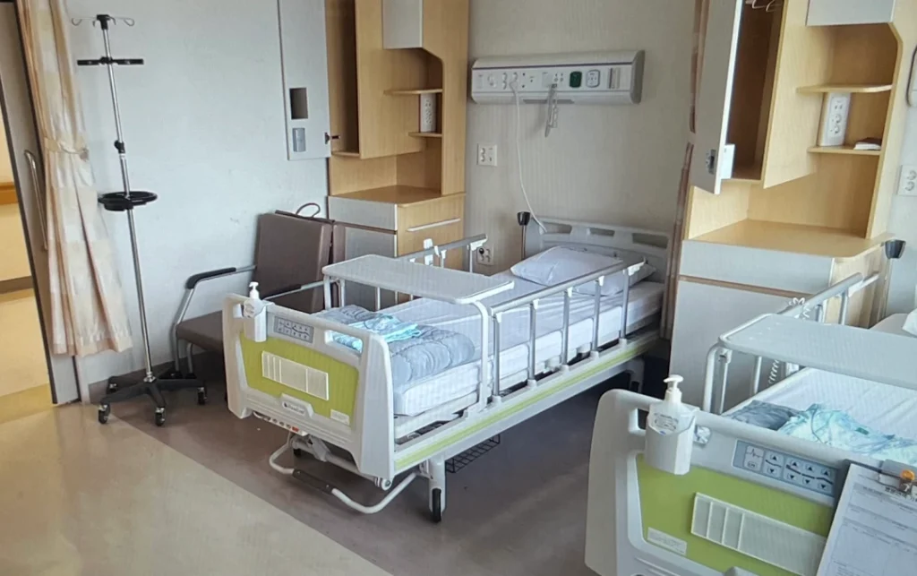 간병인보험 가족 간병 중 찍은 병원 사진