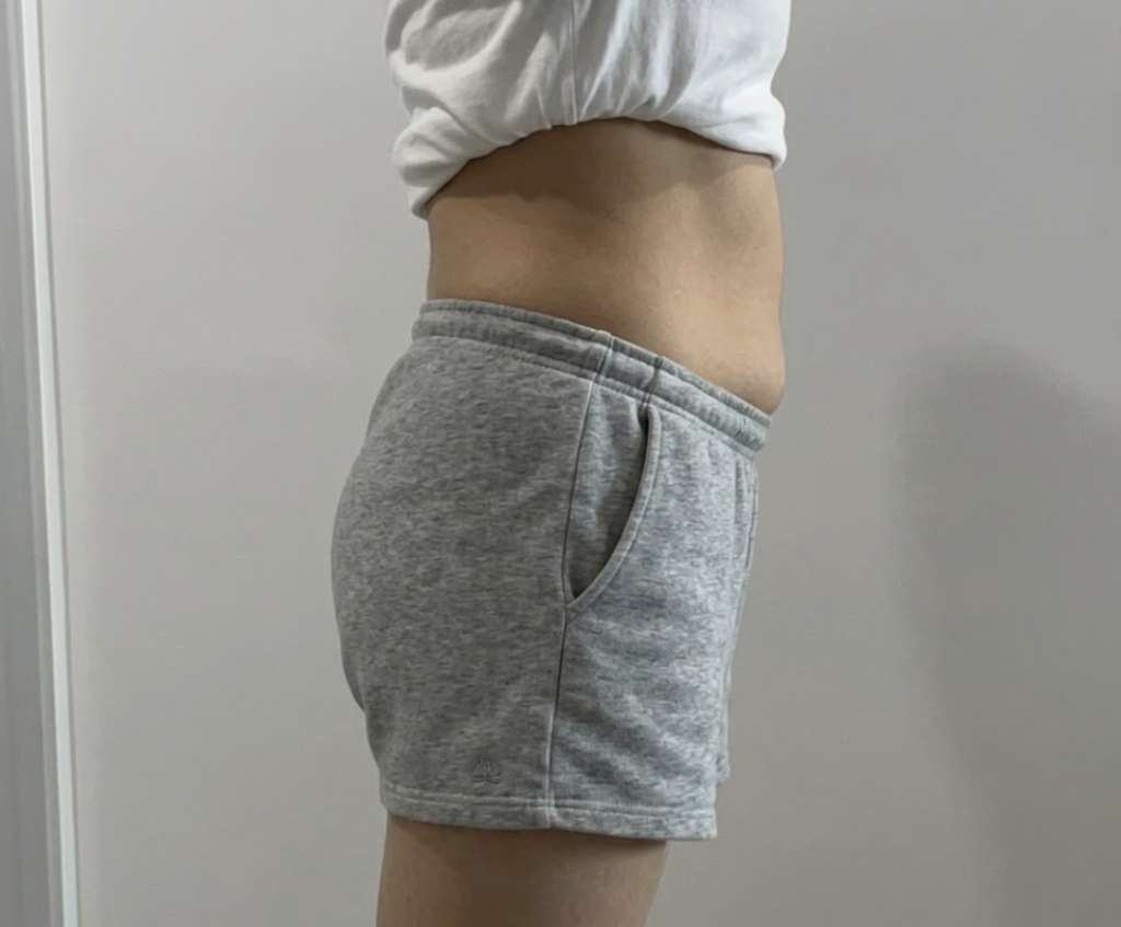 퀘르파인 잇리스 후기 작성위해 찍은 뱃살 셀카 사진